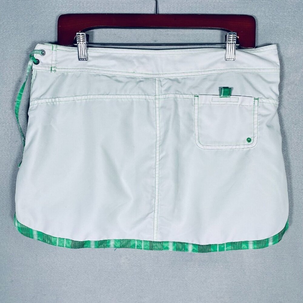 The North Face Tennis Skirt Womens 12 White Drawstring Mini Pockets
